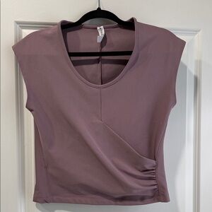 Athleta Mauve Crop Top
